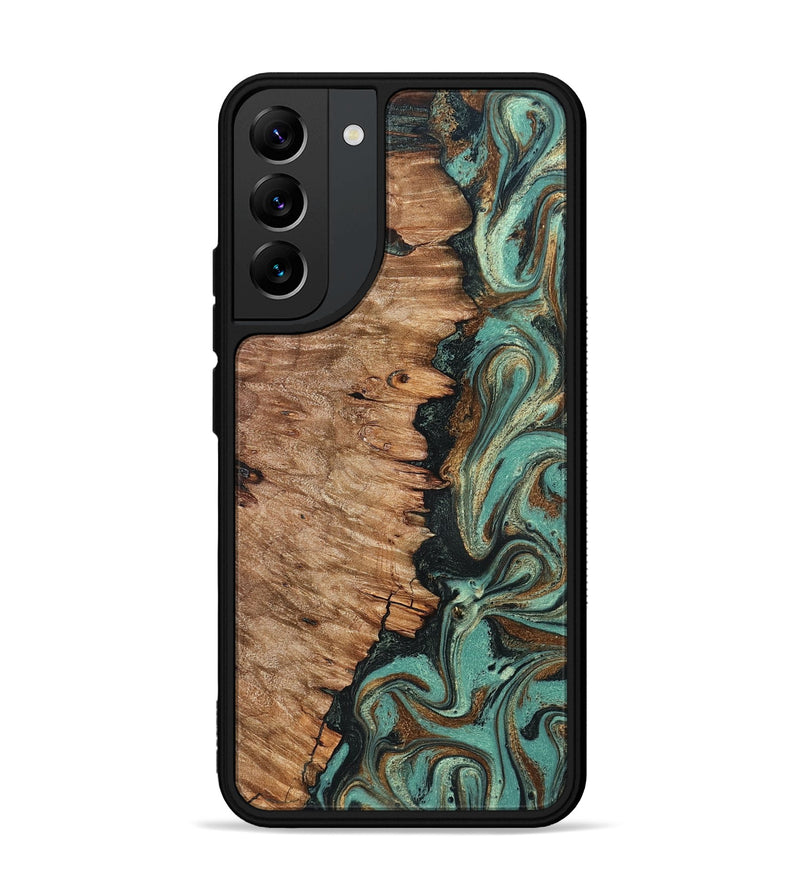 Galaxy S22 Plus Wood Phone Case - Jamey (Green, 830566)