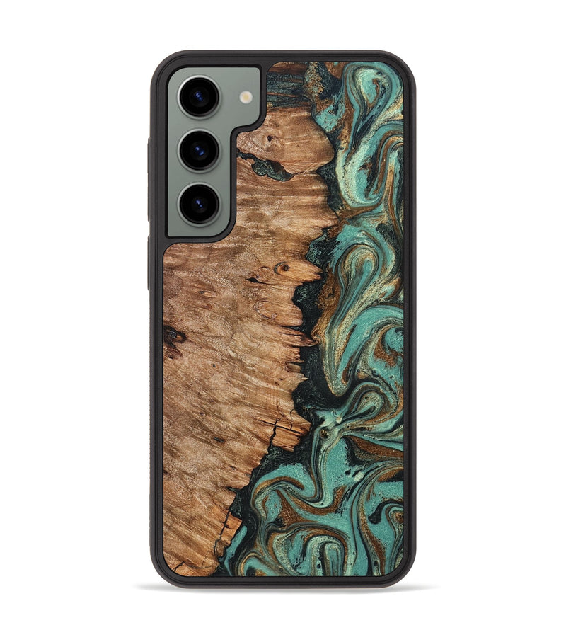 Galaxy S23 Plus Wood Phone Case - Jamey (Green, 830566)