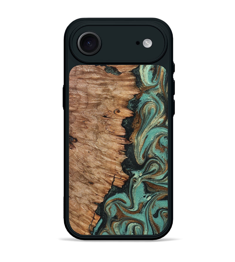 iPhone 17 Air Wood Phone Case - Jamey (Green, 830566)