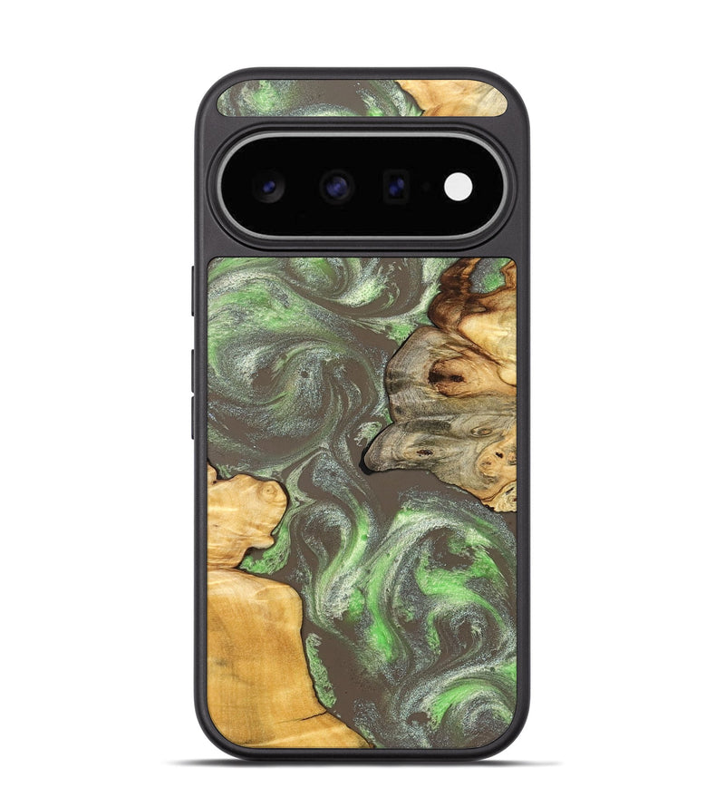Pixel 11 Wood Phone Case - Kaiya (Green, 830567)