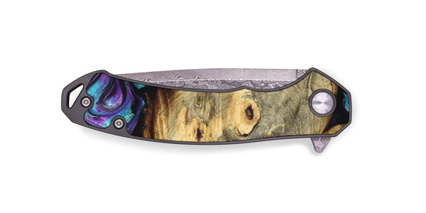 EDC Wood Pocket Knife - Lesa (Purple, 830592)
