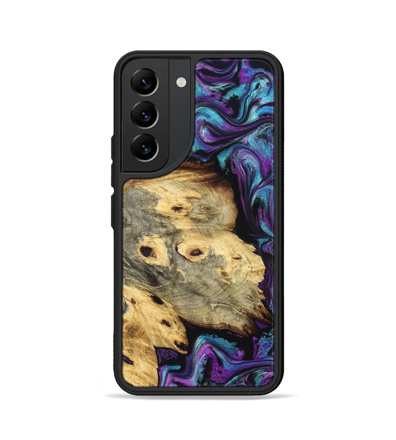 Galaxy S22 Wood Phone Case - Lesa (Purple, 830592)