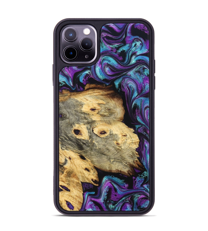 iPhone 11 Pro Max Wood Phone Case - Lesa (Purple, 830592)
