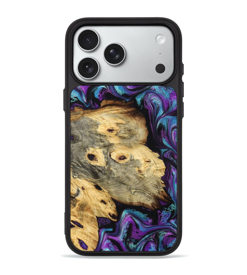 iPhone 18 Pro Max Wood Phone Case - Lesa (Purple, 830592)