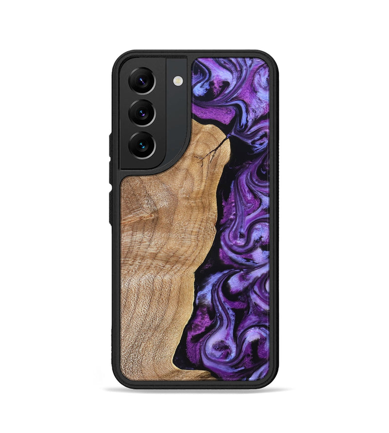 Galaxy S22 Wood Phone Case - Mekhi (Purple, 830593)