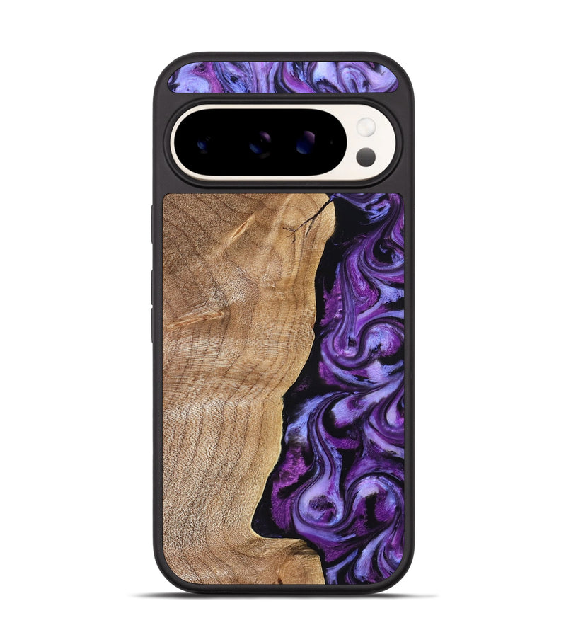 Pixel 9 Wood Phone Case - Mekhi (Purple, 830593)