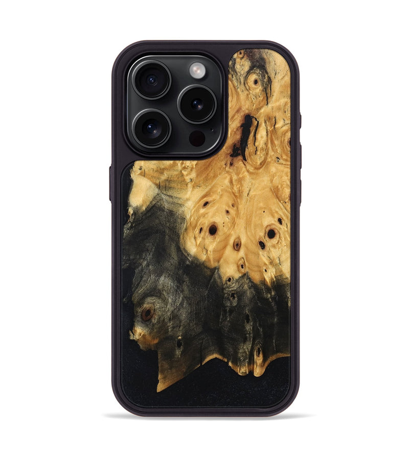 iPhone 15 Pro Wood Phone Case - Alessia (Wood Burl, 830600)