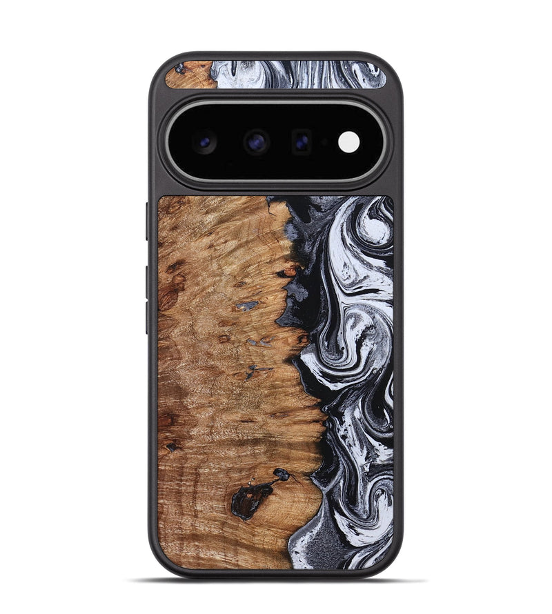 Pixel 11 Wood Phone Case - Davonte (Black & White, 830612)