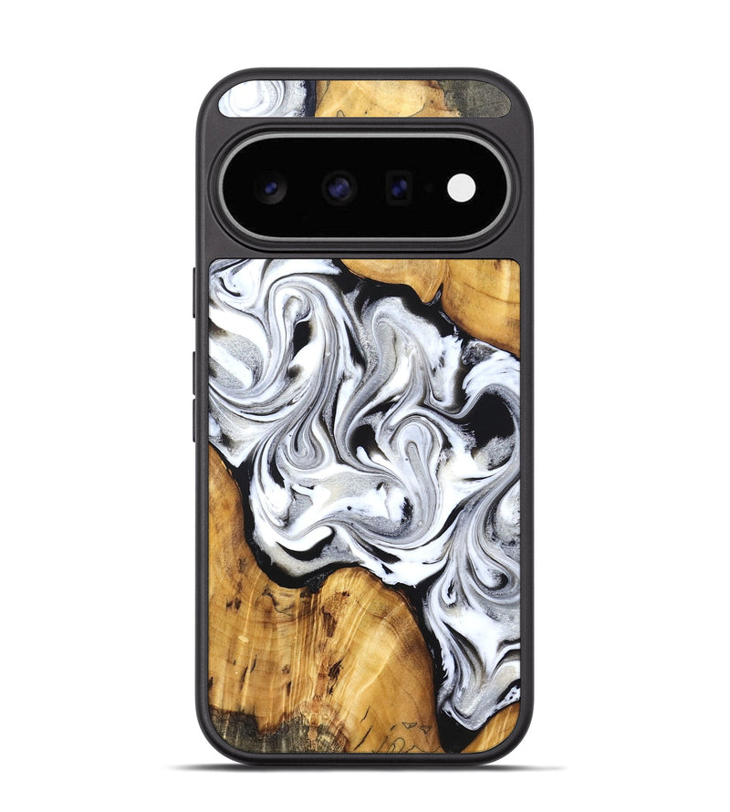 Pixel 11 Wood Phone Case - Shara (Black & White, 830613)