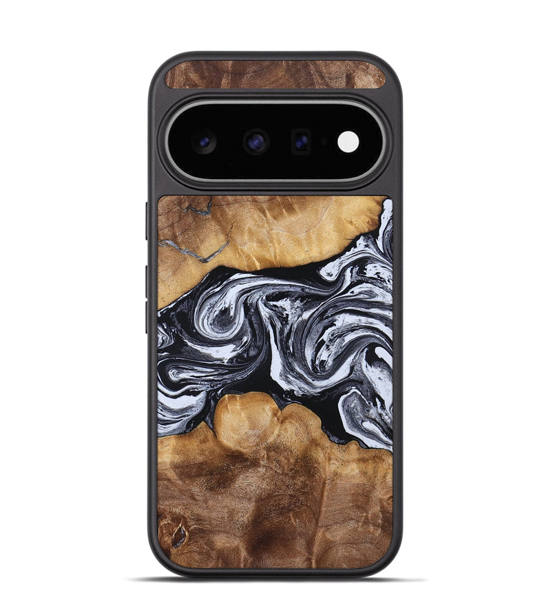 Pixel 11 Wood Phone Case - Melisa (Black & White, 830614)
