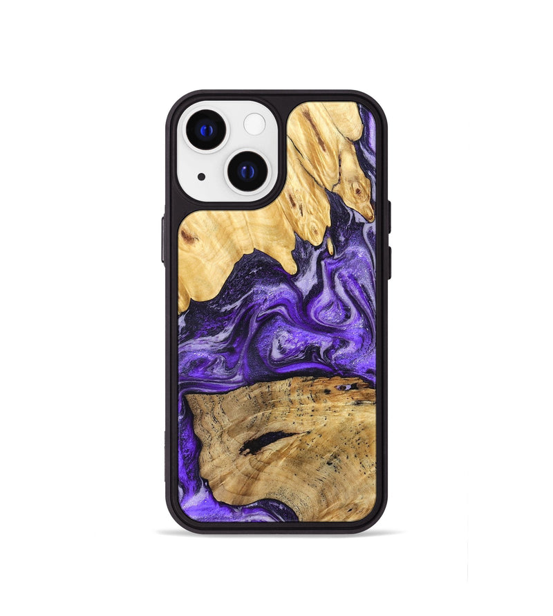 iPhone 13 mini Wood Phone Case - Nola (Purple, 830616)