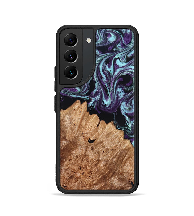 Galaxy S22 Wood Phone Case - Sean (Purple, 830618)
