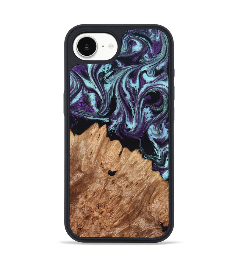 iPhone 17e Wood Phone Case - Sean (Purple, 830618)