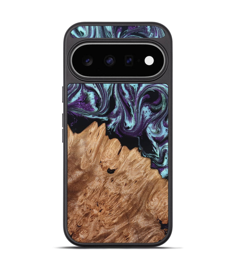 Pixel 11 Wood Phone Case - Sean (Purple, 830618)