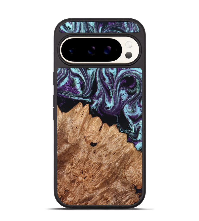 Pixel 9 Pro Wood Phone Case - Sean (Purple, 830618)