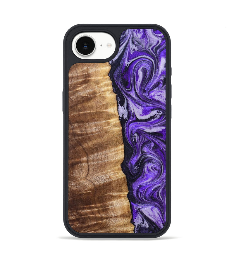 iPhone 17e Wood Phone Case - Chaim (Purple, 830620)