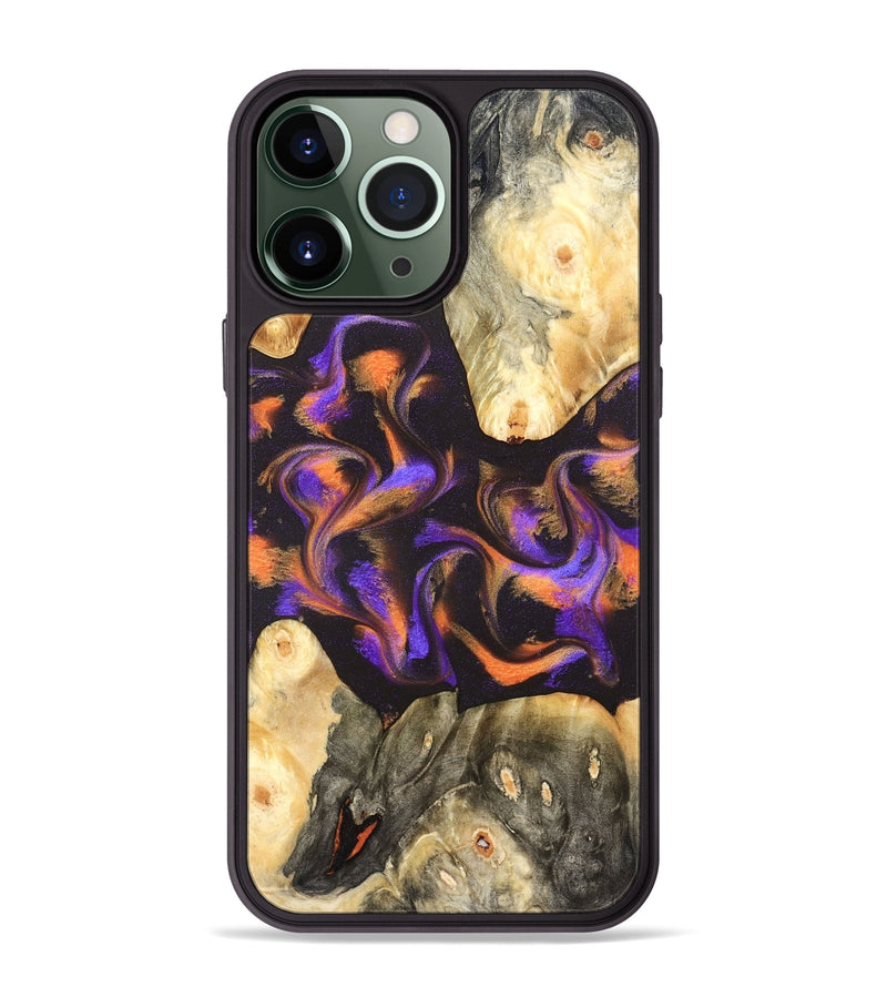 iPhone 13 Pro Max Wood Phone Case - Debbi (Purple, 830621)