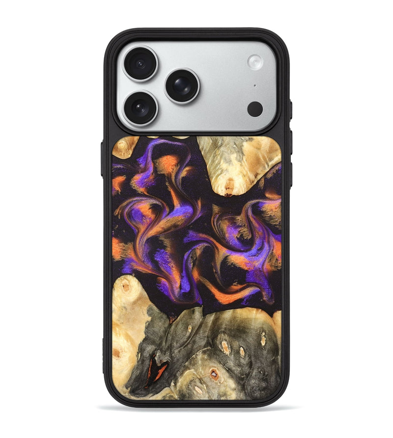 iPhone 18 Pro Max Wood Phone Case - Debbi (Purple, 830621)