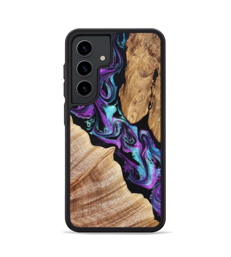 Galaxy S24 Wood Phone Case - Judah (Purple, 830624)