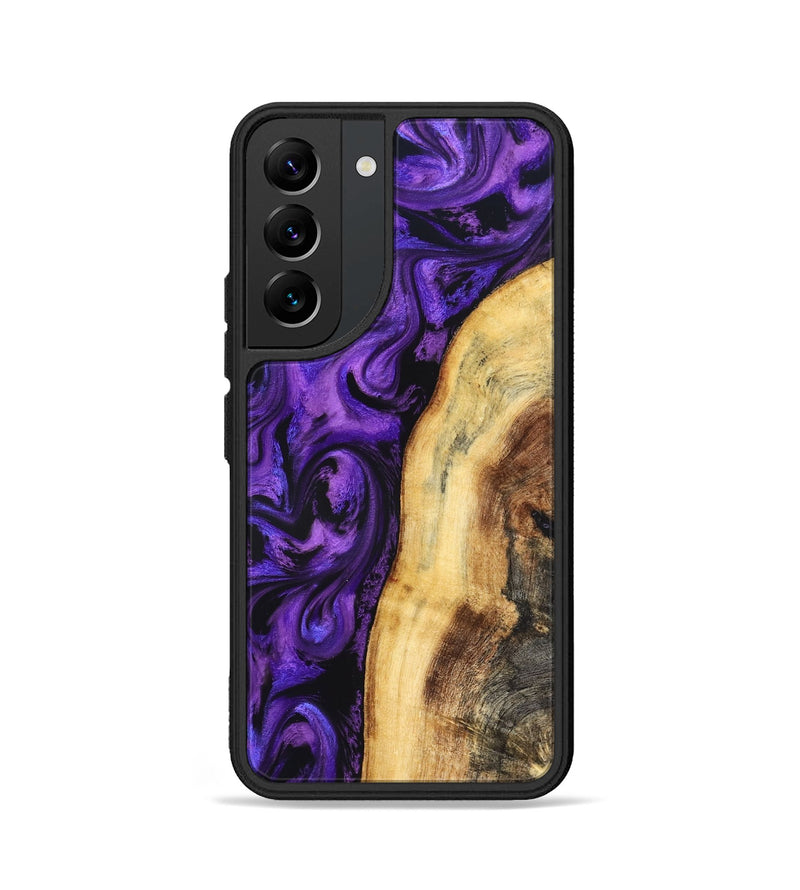 Galaxy S22 Wood Phone Case - Warner (Purple, 830627)