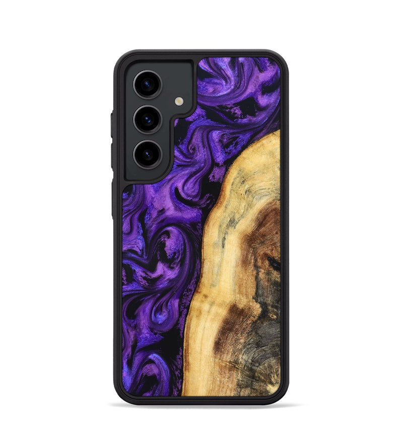Galaxy S24 Wood Phone Case - Warner (Purple, 830627)