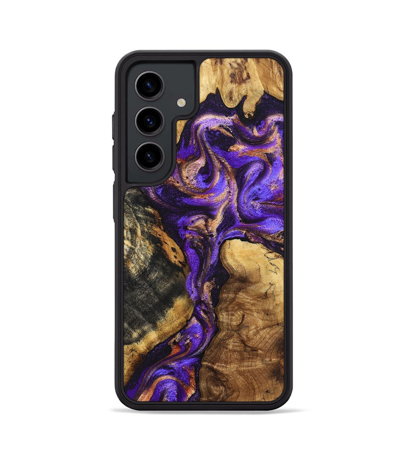 Galaxy S24 Wood Phone Case - Jaelyn (Purple, 830628)