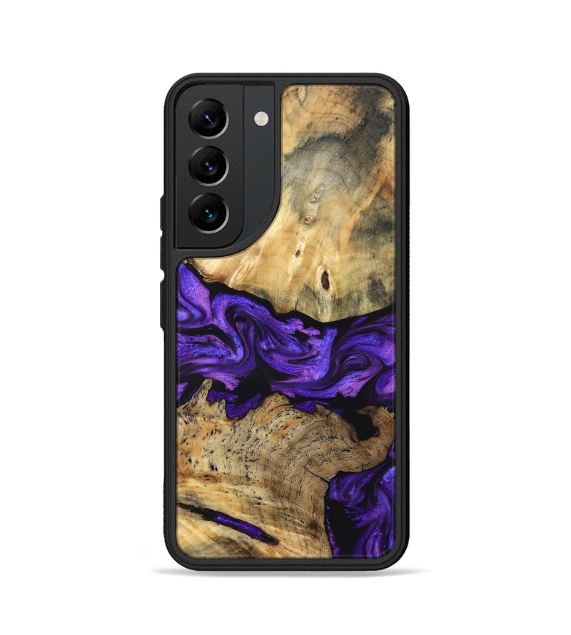 Galaxy S22 Wood Phone Case - Tabitha (Purple, 830629)