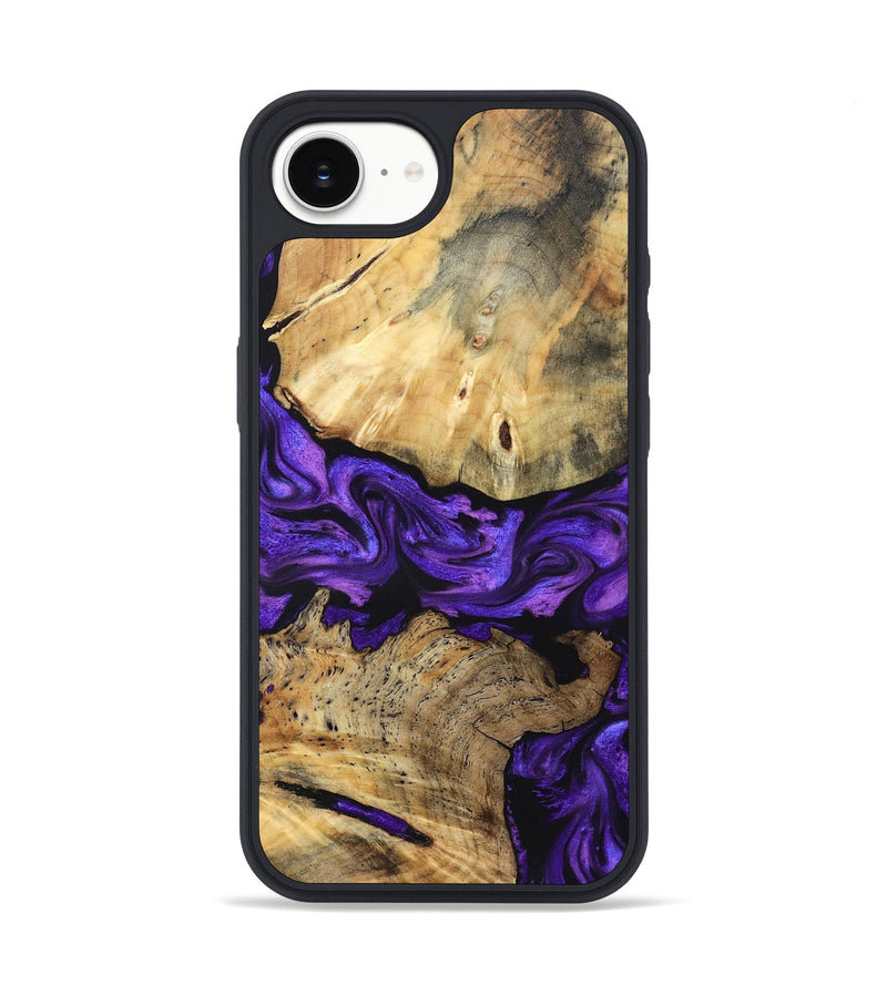 iPhone 16e Wood Phone Case - Tabitha (Purple, 830629)