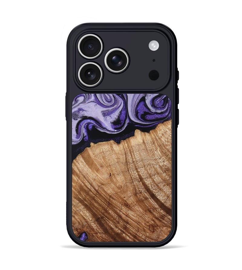 iPhone 17 Pro Wood Phone Case - Jailyn (Purple, 830630)