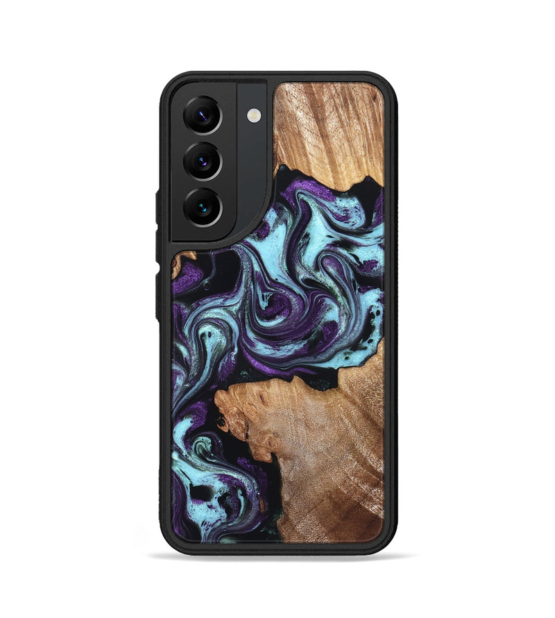 Galaxy S22 Wood Phone Case - Jazmyn (Purple, 830631)