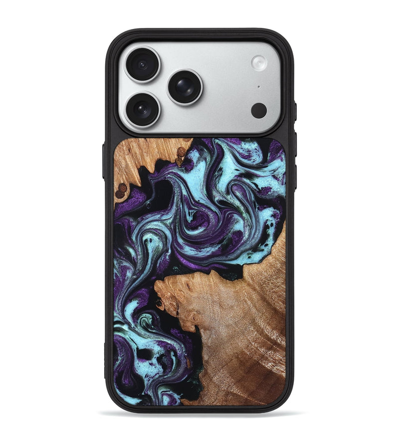 iPhone 18 Pro Max Wood Phone Case - Jazmyn (Purple, 830631)