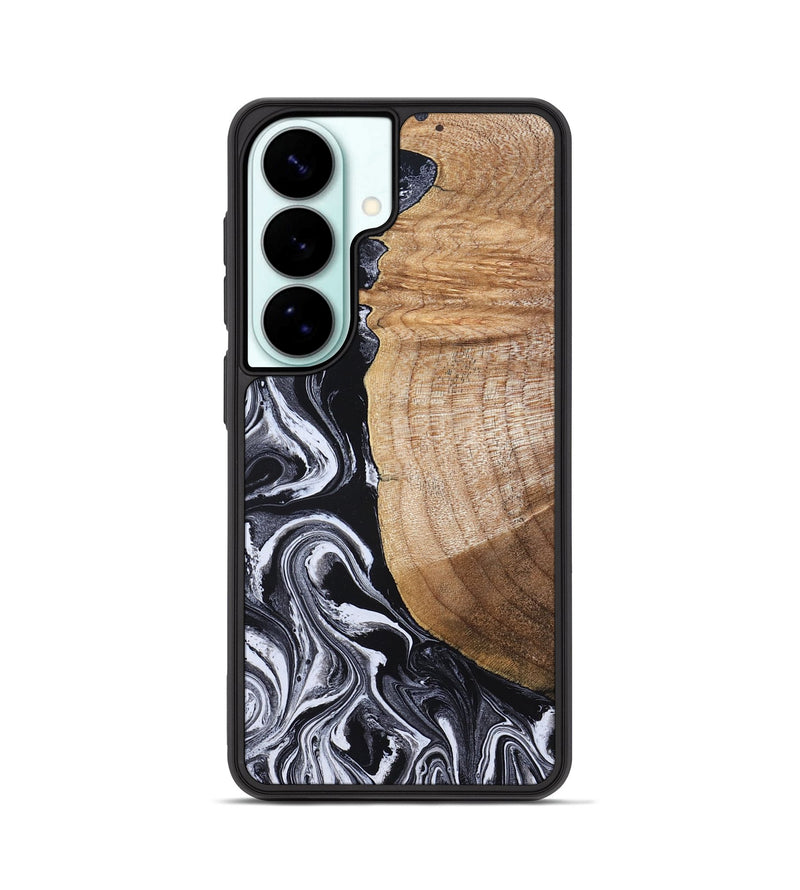 Galaxy S26 Wood Phone Case - Daisha (Black & White, 830634)