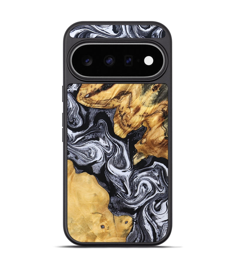Pixel 11 Pro Wood Phone Case - Ensley (Black & White, 830637)