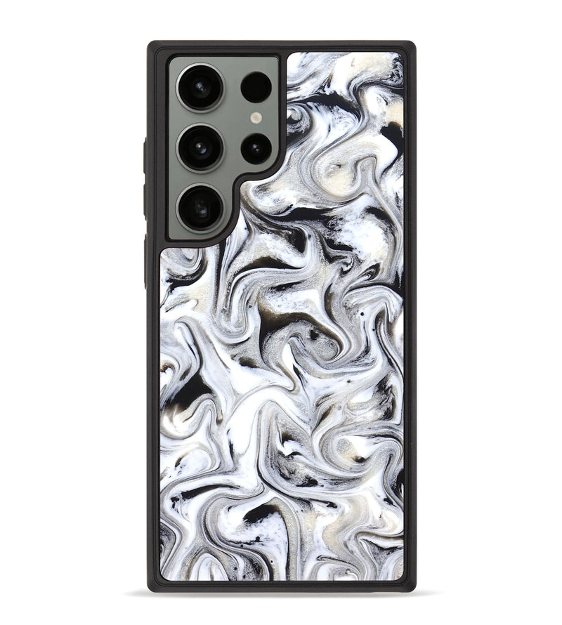 Galaxy S23 Ultra ResinArt Phone Case - Susie (Black & White, 830638)