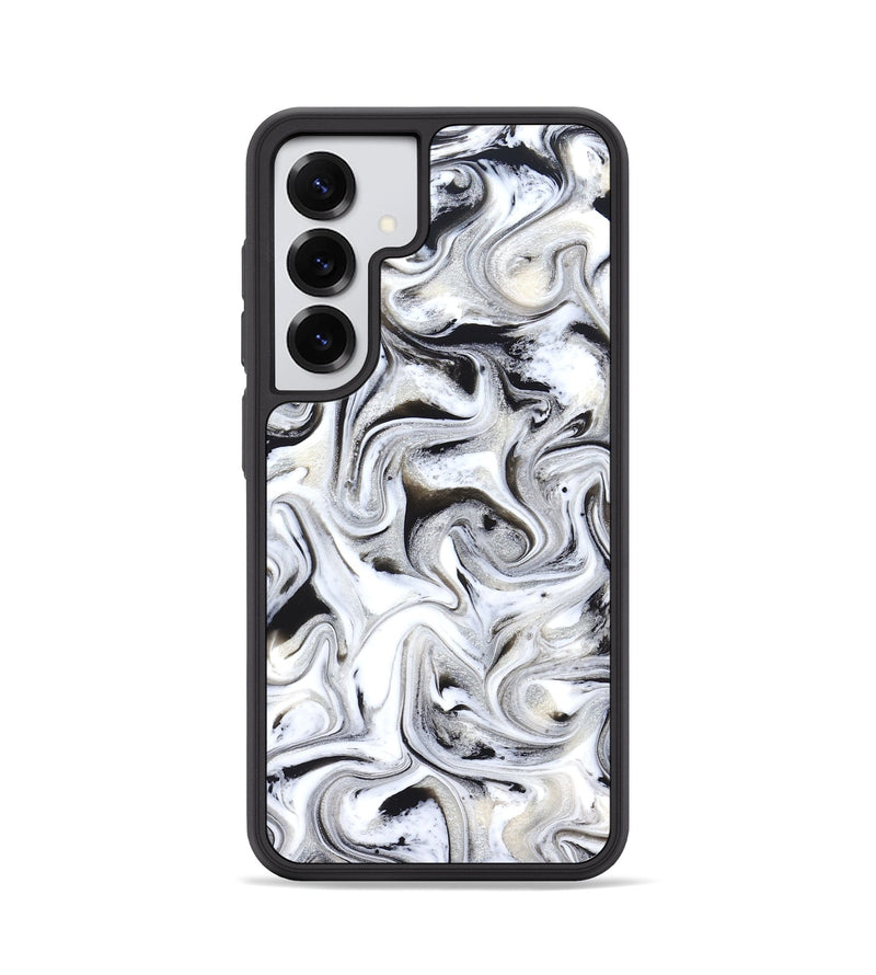 Galaxy S25 ResinArt Phone Case - Susie (Black & White, 830638)