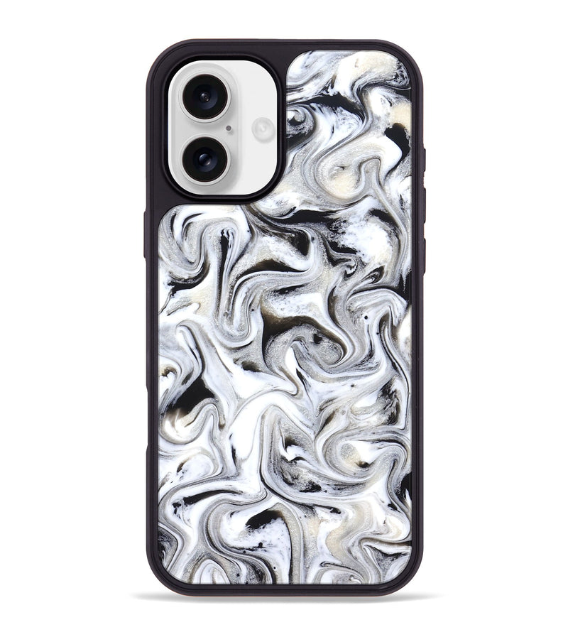 iPhone 16 Plus ResinArt Phone Case - Susie (Black & White, 830638)