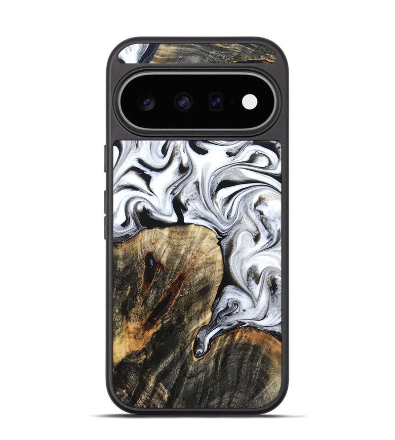 Pixel 11 Wood Phone Case - Clair (Black & White, 830639)