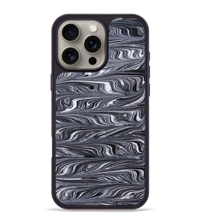 iPhone 16 Pro Max ResinArt Phone Case - Brixton (Black & White, 830642)