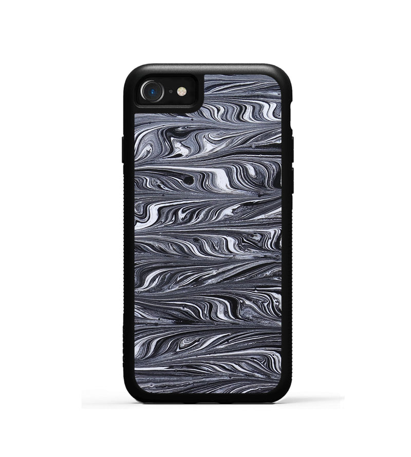 iPhone SE ResinArt Phone Case - Brixton (Black & White, 830642)