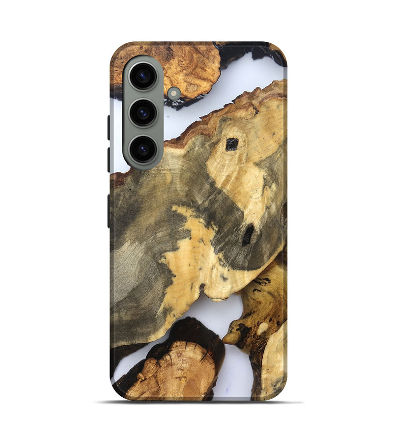Galaxy S24 Wood Live Edge Phone Case - Tasia (Clear, 830645)