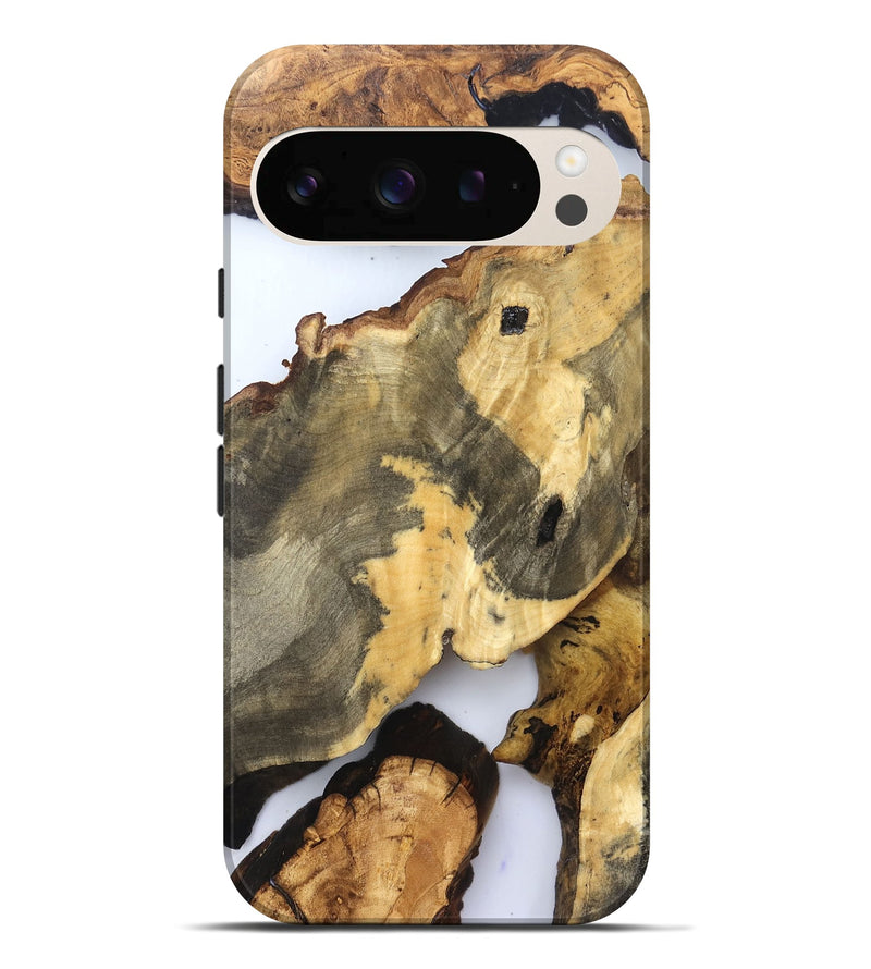 Pixel 10 Pro XL Wood Live Edge Phone Case - Tasia (Clear, 830645)