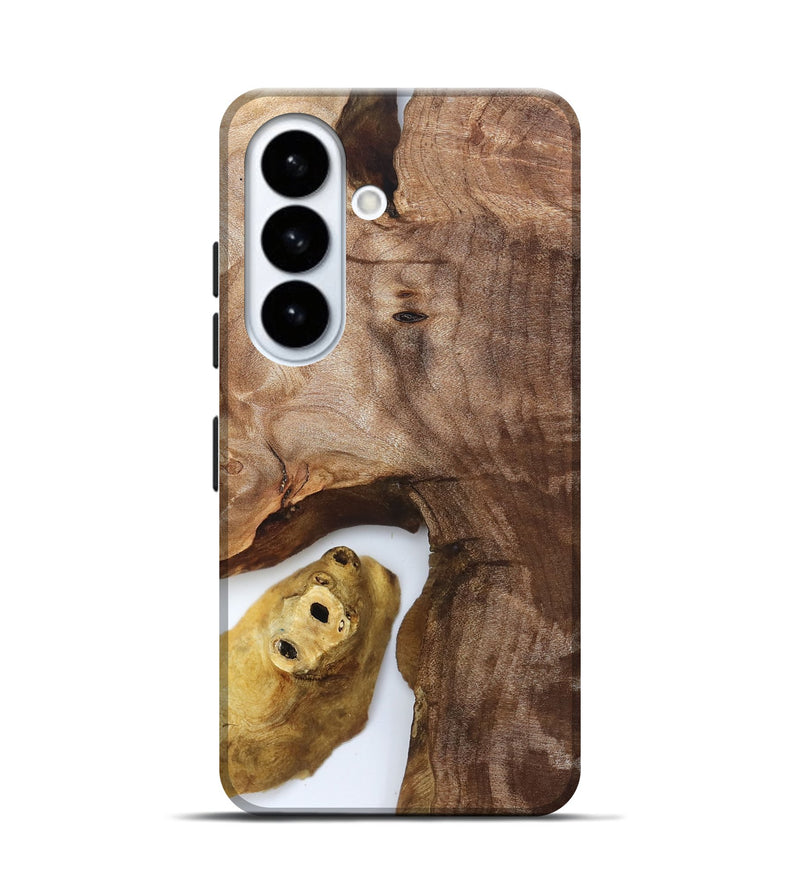 Galaxy S26 Wood Live Edge Phone Case - Verdie (Clear, 830647)