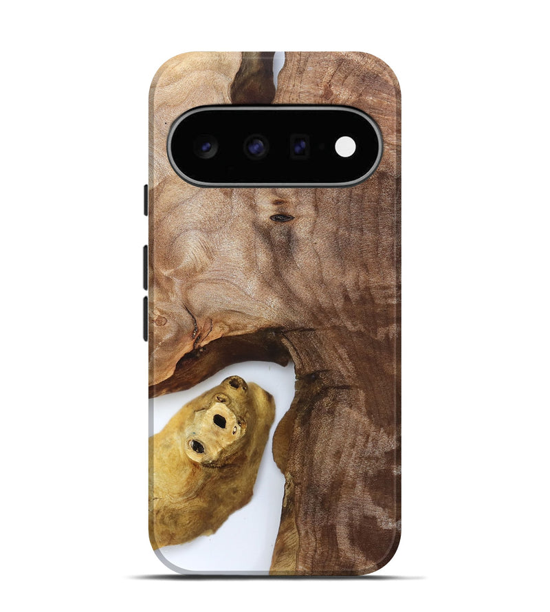 Pixel 11 Wood Live Edge Phone Case - Verdie (Clear, 830647)