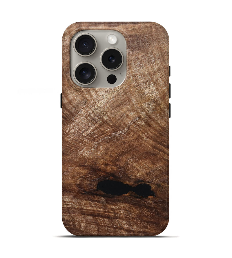 iPhone 16 Pro Wood Live Edge Phone Case - Andre (Solid Wood, 830655)