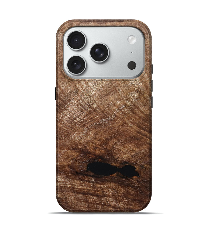 iPhone 18 Pro Wood Live Edge Phone Case - Andre (Solid Wood, 830655)