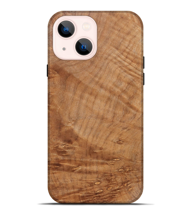 iPhone 14 Plus Wood Live Edge Phone Case - Judi (Solid Wood, 830656)