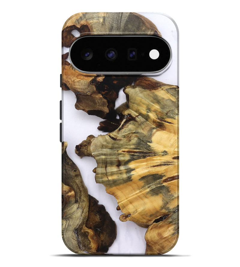 Pixel 11 Pro XL Wood Live Edge Phone Case - Ayanna (Clear, 830657)