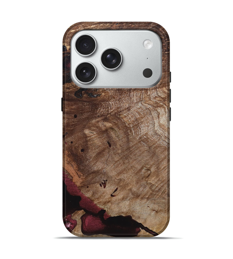 iPhone 18 Pro Wood Live Edge Phone Case - Gia (Solid Wood, 830662)