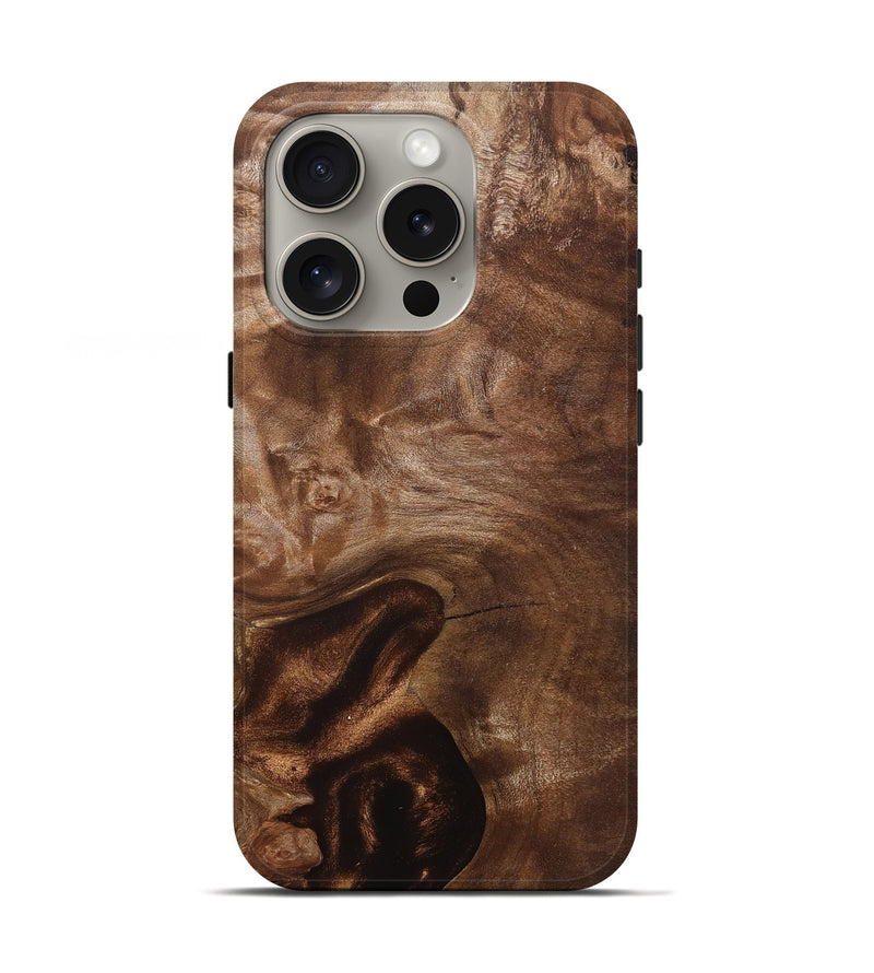 iPhone 16 Pro Wood Live Edge Phone Case - Jaylah (Solid Wood, 830670)