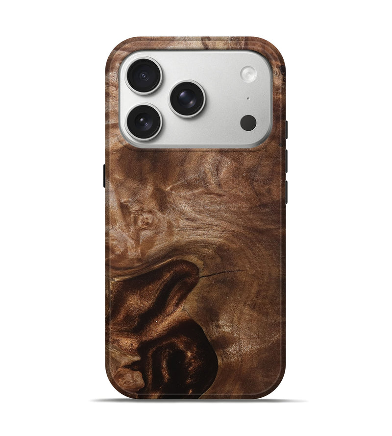 iPhone 17 Pro Wood Live Edge Phone Case - Jaylah (Solid Wood, 830670)